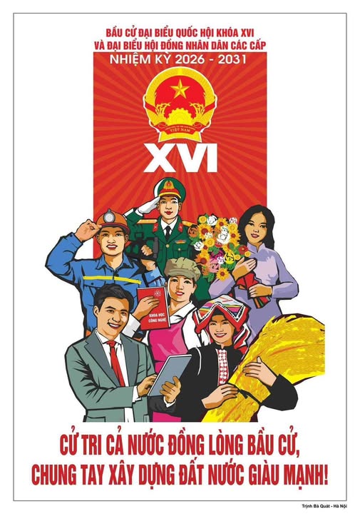 Hướng tới Bầu cử đại biểu Quốc hội khóa XVI và đại biểu Hội đồng nhân dân các cấp nhiệm kỳ 2026 - 2031